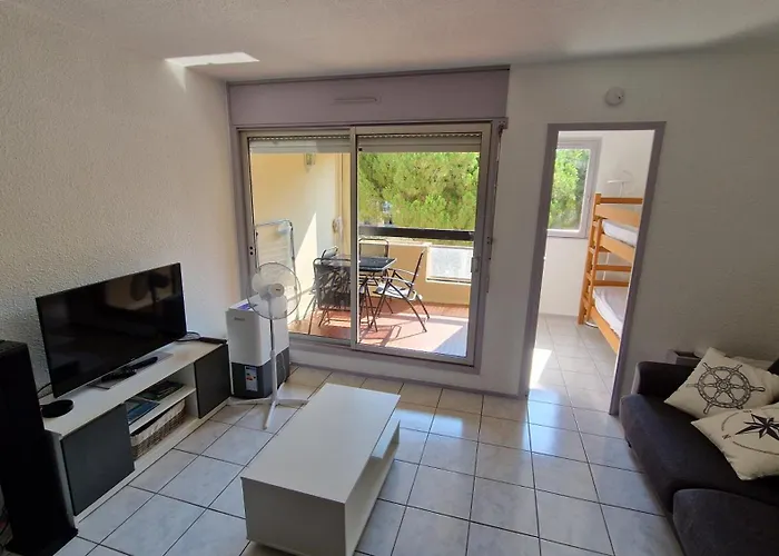 Climatise Et Loggia Au Calme Avec Linge Et Parking Inclus アグド