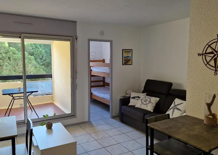 Climatise Et Loggia Au Calme Avec Linge Et Parking Inclus * アグド