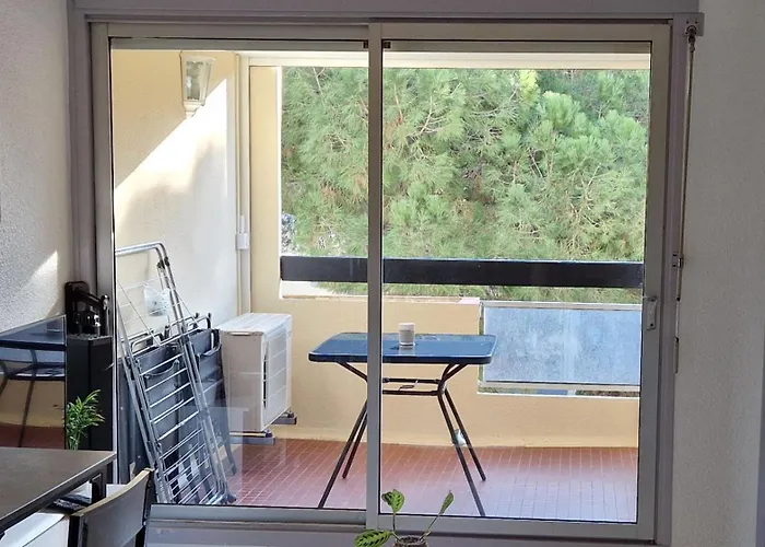 Climatise Et Loggia Au Calme Avec Linge Et Parking Inclus アグド